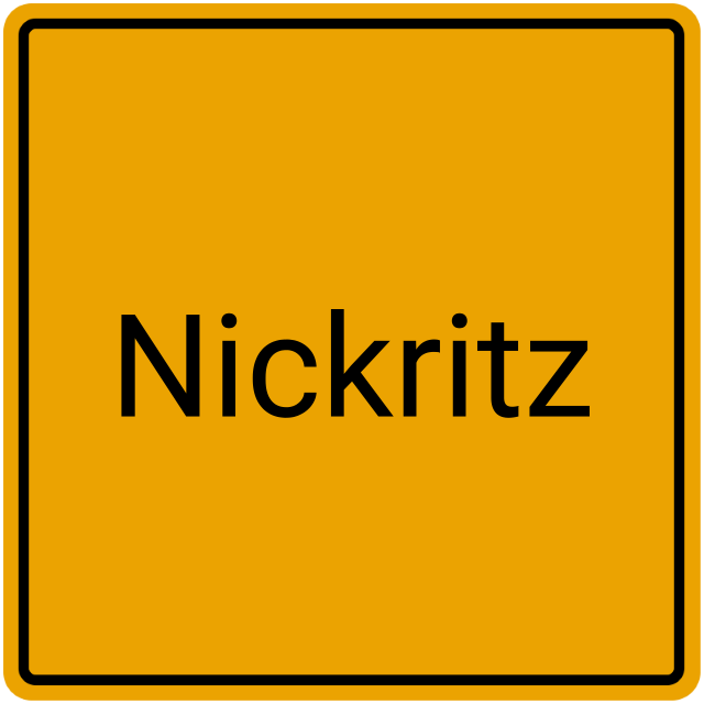 Meldebestätigung Nickritz