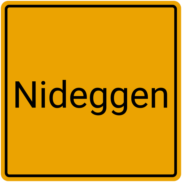 Meldebestätigung Nideggen