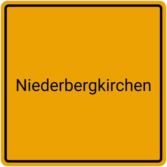 Meldebestätigung Niederbergkirchen