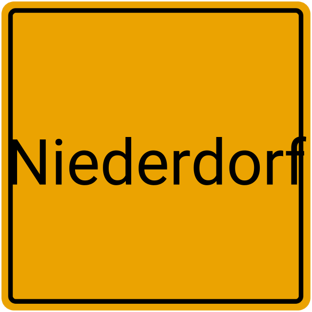 Meldebestätigung Niederdorf