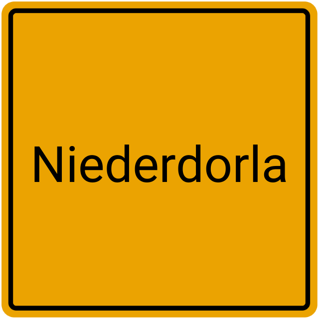 Meldebestätigung Niederdorla