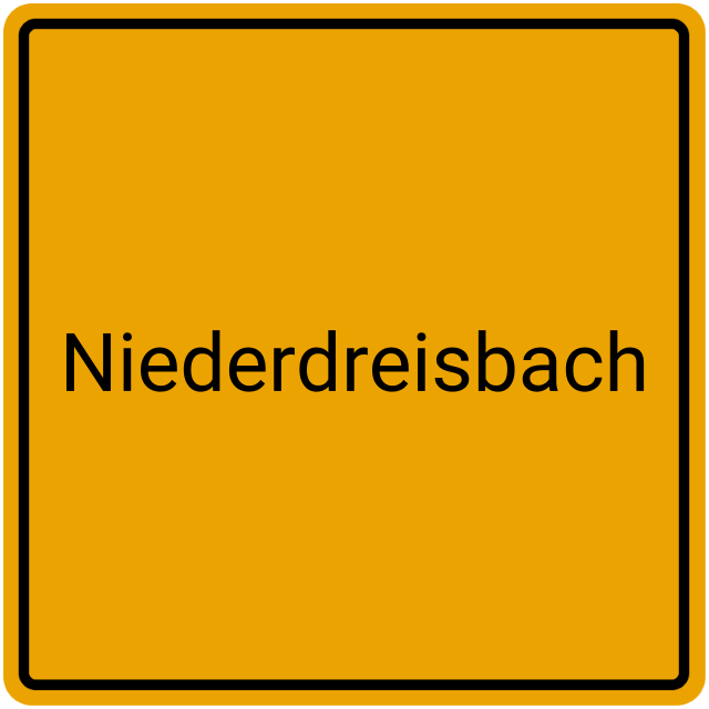 Meldebestätigung Niederdreisbach