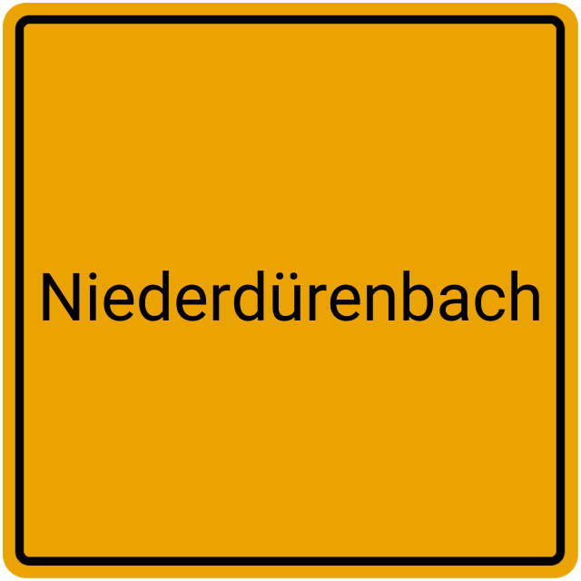 Meldebestätigung Niederdürenbach