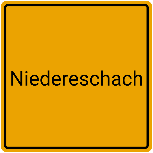 Meldebestätigung Niedereschach