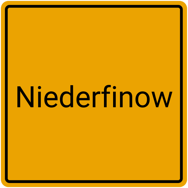 Meldebestätigung Niederfinow