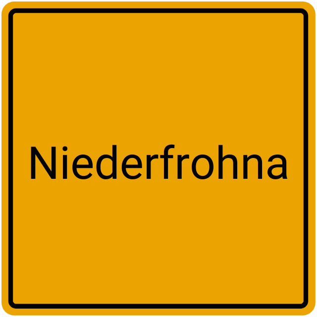 Meldebestätigung Niederfrohna