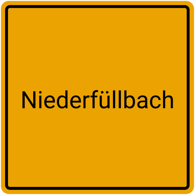 Meldebestätigung Niederfüllbach