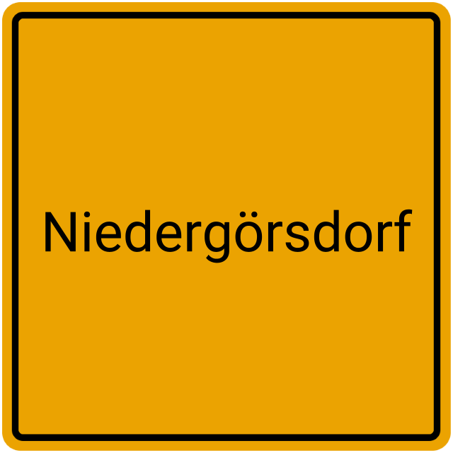 Meldebestätigung Niedergörsdorf