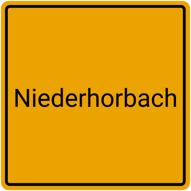 Meldebestätigung Niederhorbach