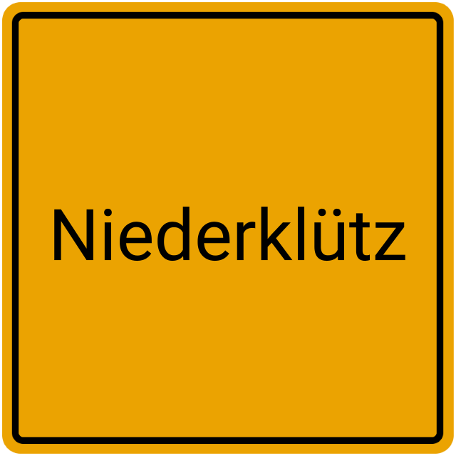 Meldebestätigung Niederklütz