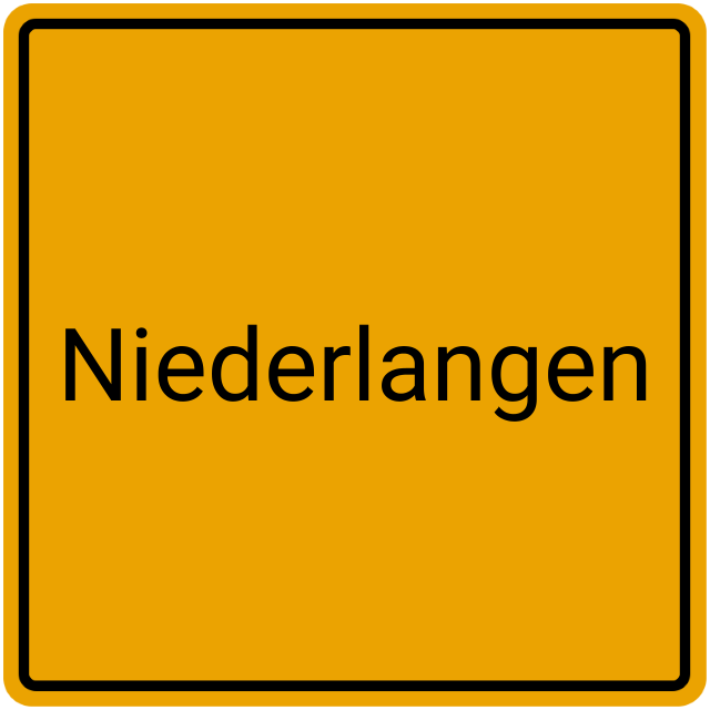 Meldebestätigung Niederlangen