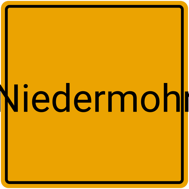 Meldebestätigung Niedermohr