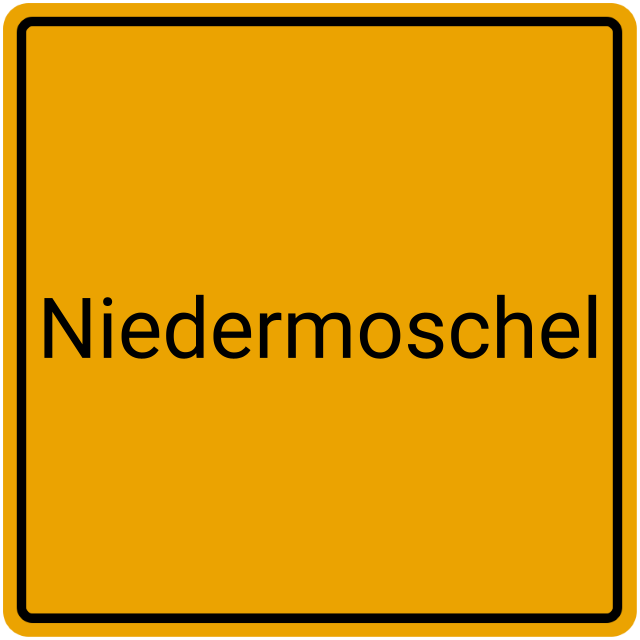 Meldebestätigung Niedermoschel