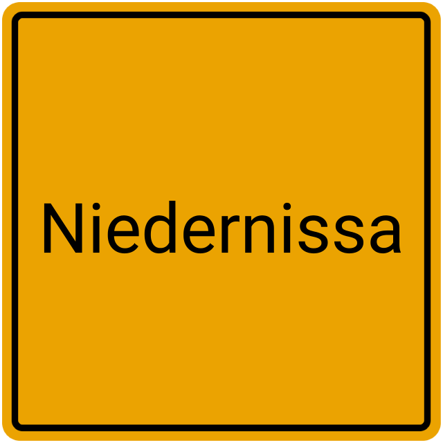 Meldebestätigung Niedernissa