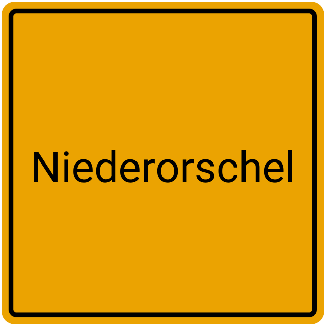 Meldebestätigung Niederorschel