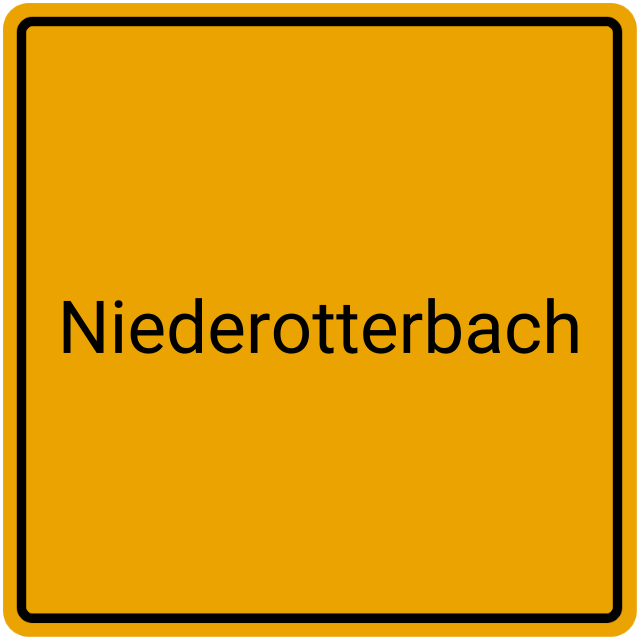 Meldebestätigung Niederotterbach