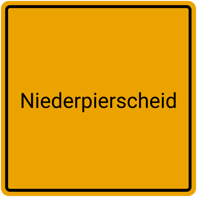 Meldebestätigung Niederpierscheid