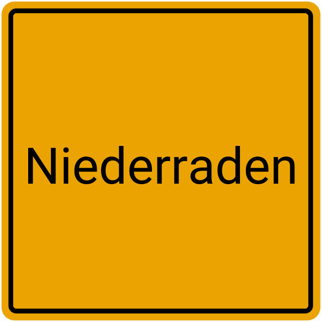 Meldebestätigung Niederraden