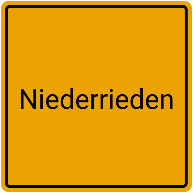 Meldebestätigung Niederrieden