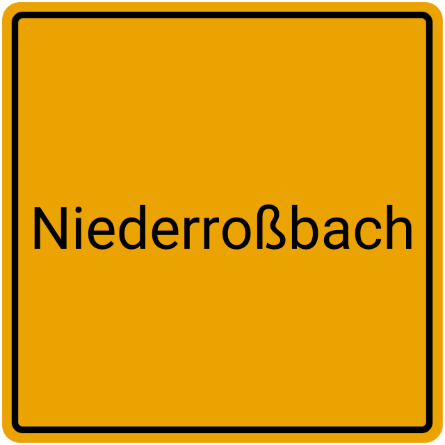 Meldebestätigung Niederroßbach