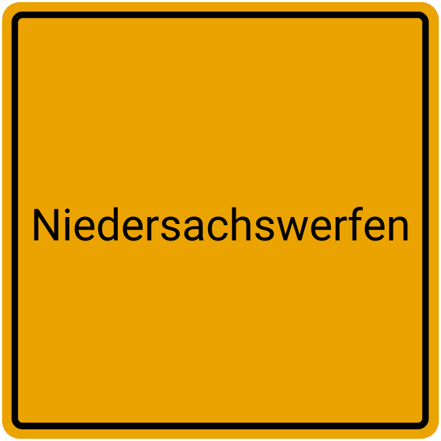 Meldebestätigung Niedersachswerfen