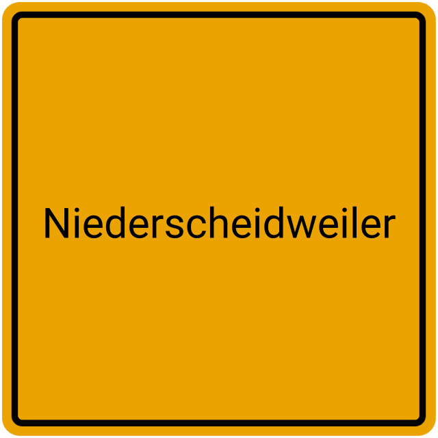 Meldebestätigung Niederscheidweiler