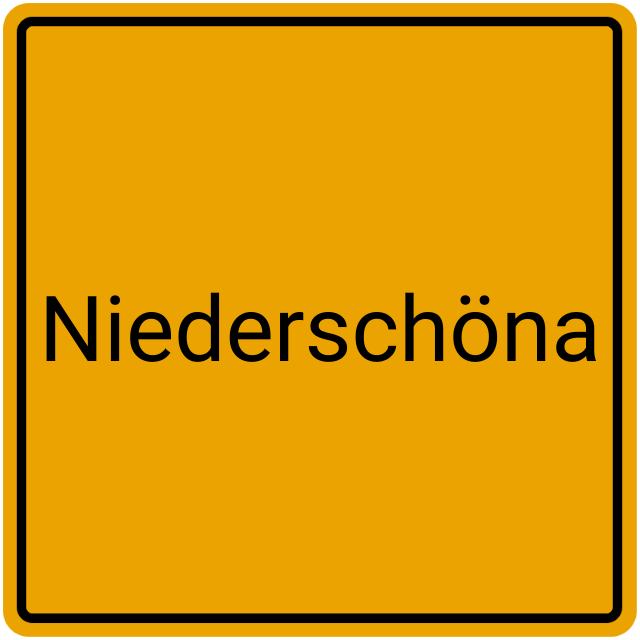 Meldebestätigung Niederschöna