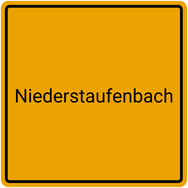 Meldebestätigung Niederstaufenbach