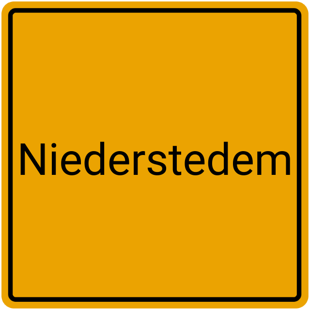 Meldebestätigung Niederstedem