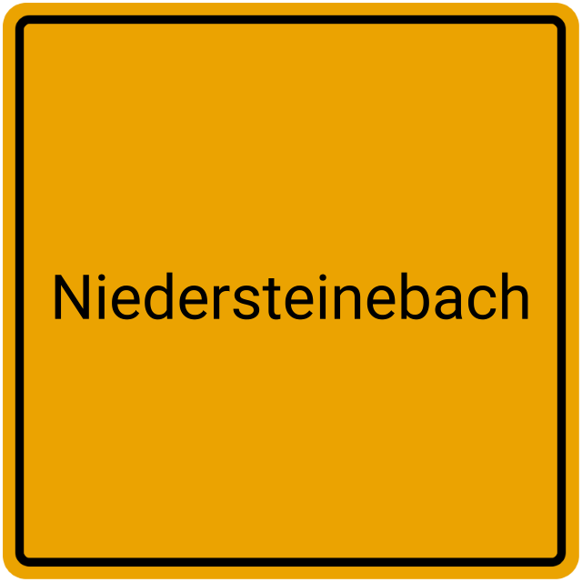 Meldebestätigung Niedersteinebach