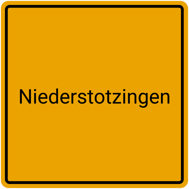 Meldebestätigung Niederstotzingen