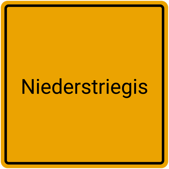 Meldebestätigung Niederstriegis