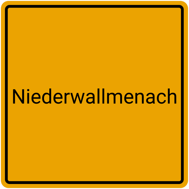 Meldebestätigung Niederwallmenach