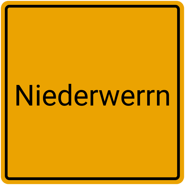 Meldebestätigung Niederwerrn