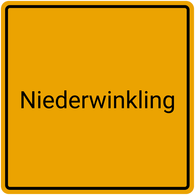 Meldebestätigung Niederwinkling