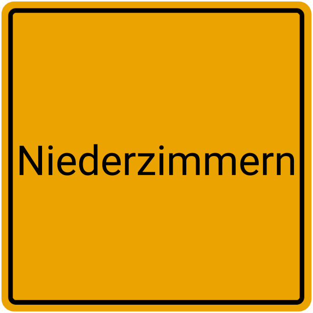 Meldebestätigung Niederzimmern