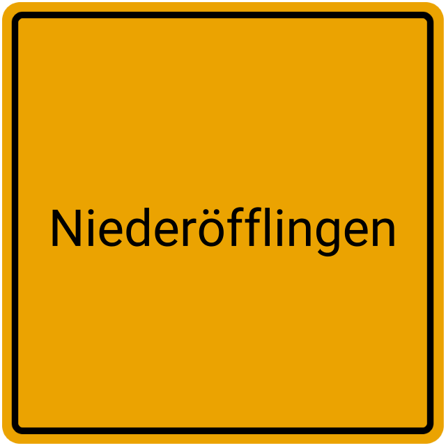 Meldebestätigung Niederöfflingen