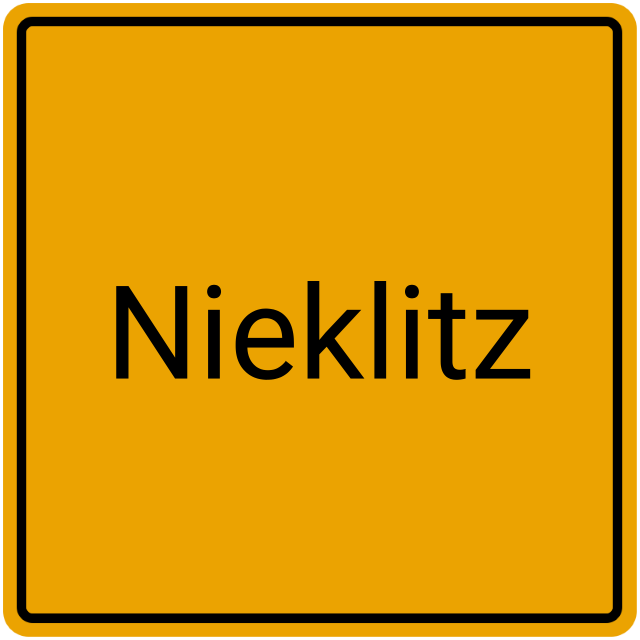 Meldebestätigung Nieklitz