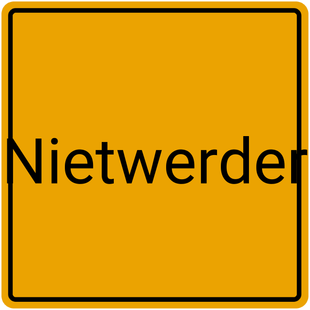 Meldebestätigung Nietwerder