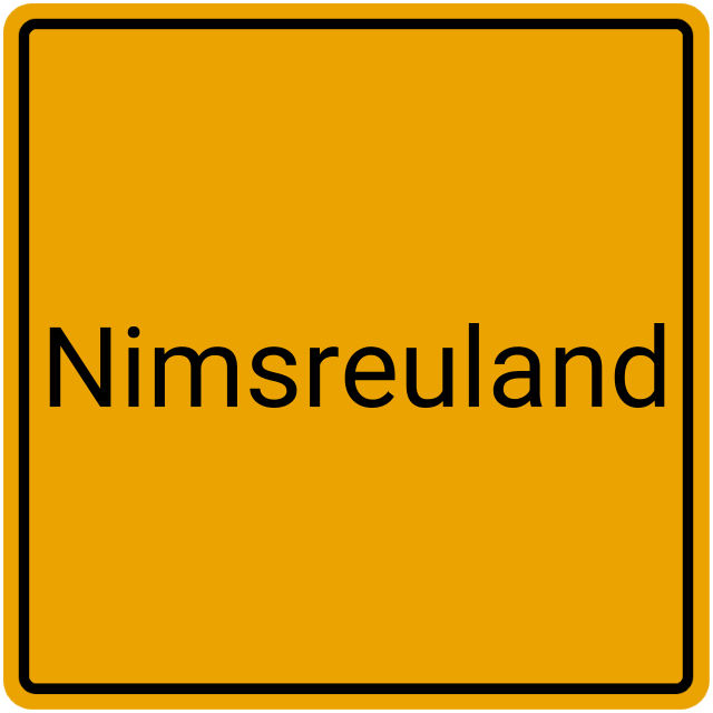 Meldebestätigung Nimsreuland