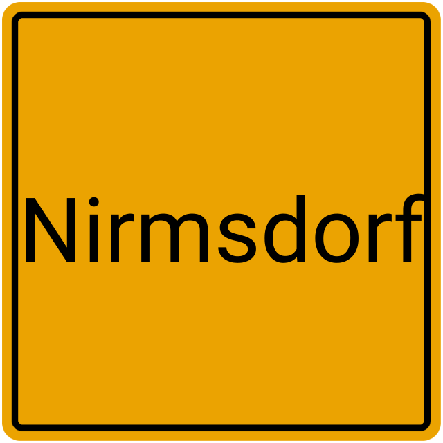 Meldebestätigung Nirmsdorf