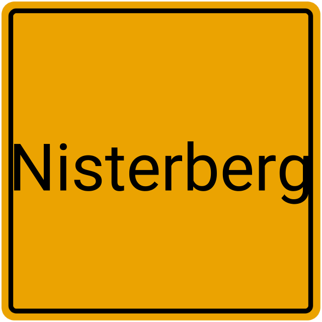Meldebestätigung Nisterberg