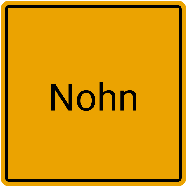 Meldebestätigung Nohn