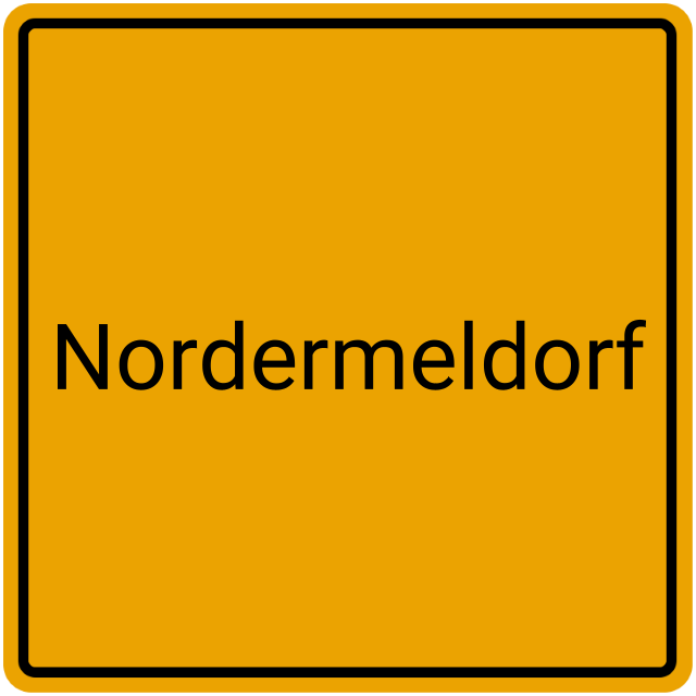 Meldebestätigung Nordermeldorf