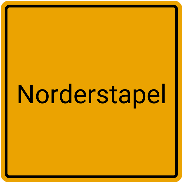 Meldebestätigung Norderstapel