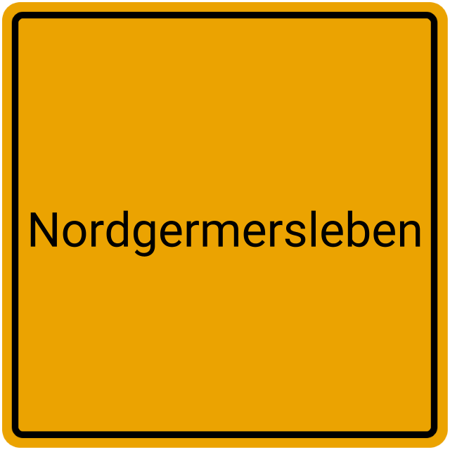 Meldebestätigung Nordgermersleben