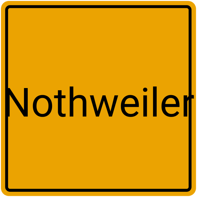 Meldebestätigung Nothweiler