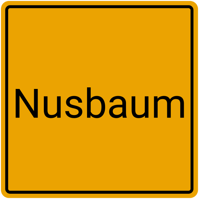 Meldebestätigung Nusbaum