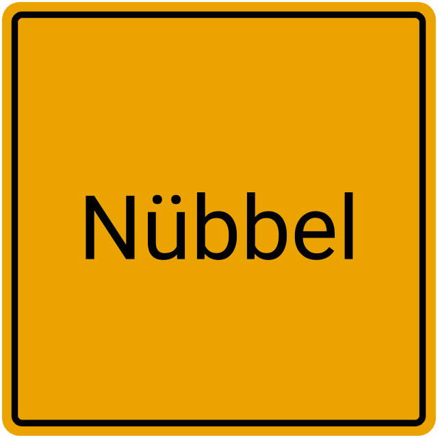 Meldebestätigung Nübbel