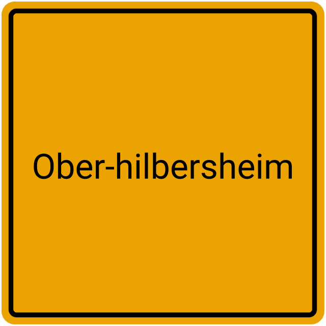 Meldebestätigung Ober-Hilbersheim